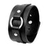 schwarzes rohleder armband herren manschette breitarmband uniqal sale